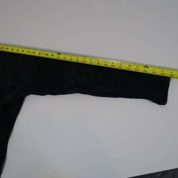 Ambiance Apparel Chenille Knit Sweater Pullover Women Size L Green Long Sleeve - Picture 8 of 9